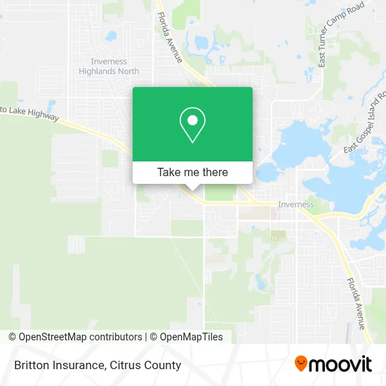 Britton Insurance map