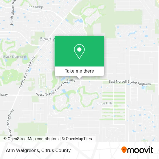 Atm Walgreens map