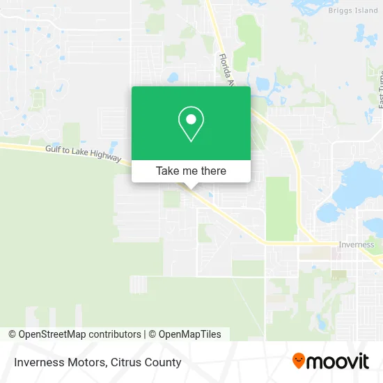 Inverness Motors map