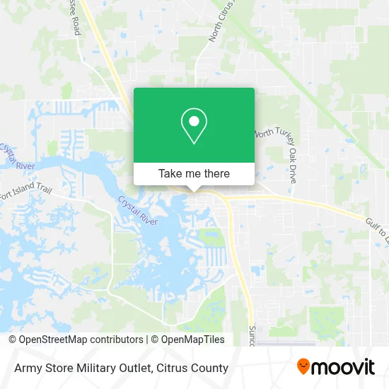 Army Store Military Outlet map