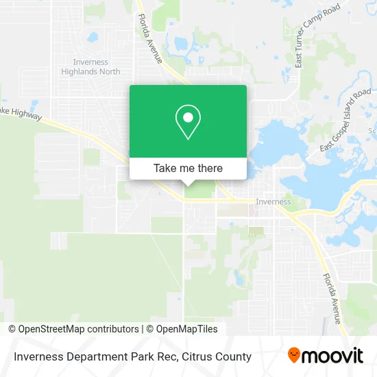 Inverness Department Park Rec map