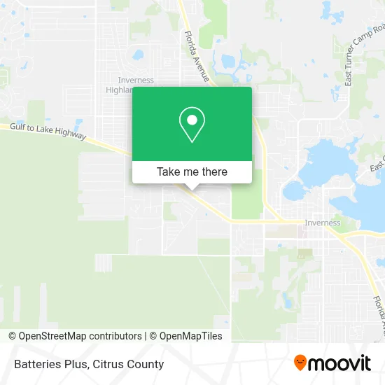 Batteries Plus map