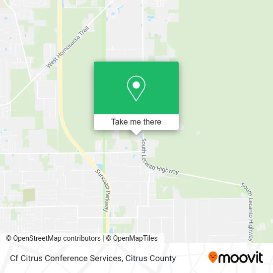 Cf Citrus Conference Services map