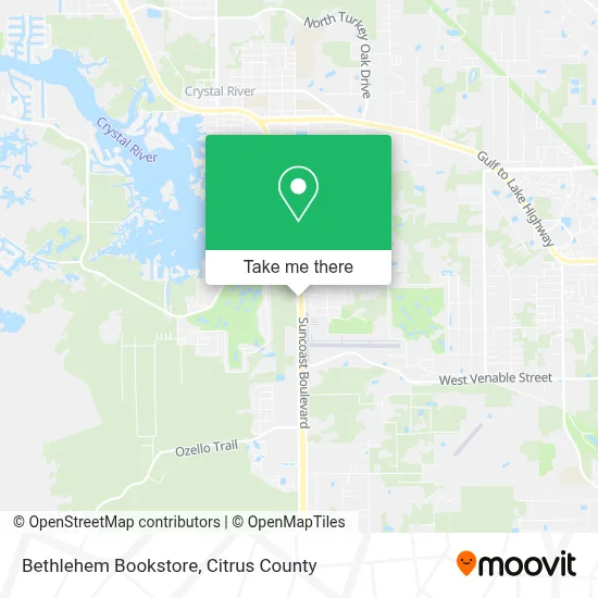 Bethlehem Bookstore map