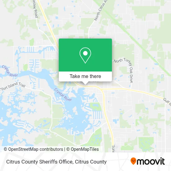 Citrus County Sheriffs Office map