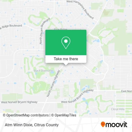 Atm Winn Dixie map