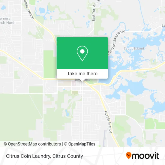 Citrus Coin Laundry map
