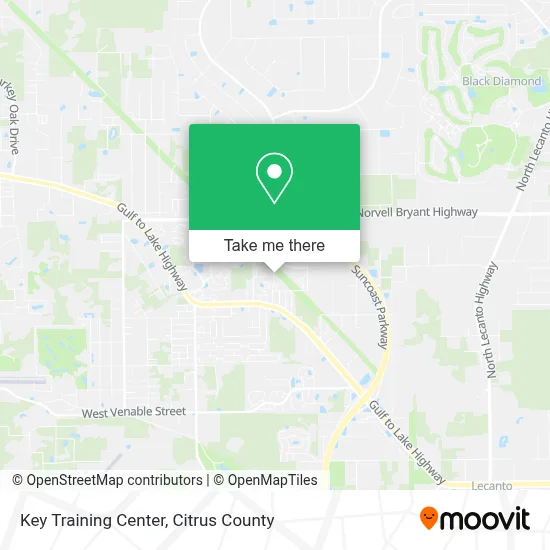 Key Training Center map