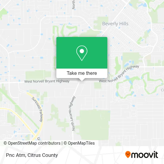 Pnc Atm map