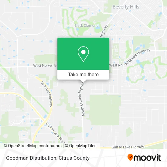 Goodman Distribution map