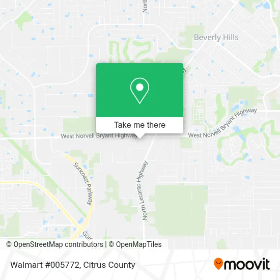 Walmart #005772 map