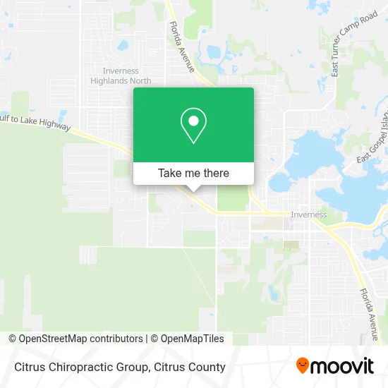 Citrus Chiropractic Group map