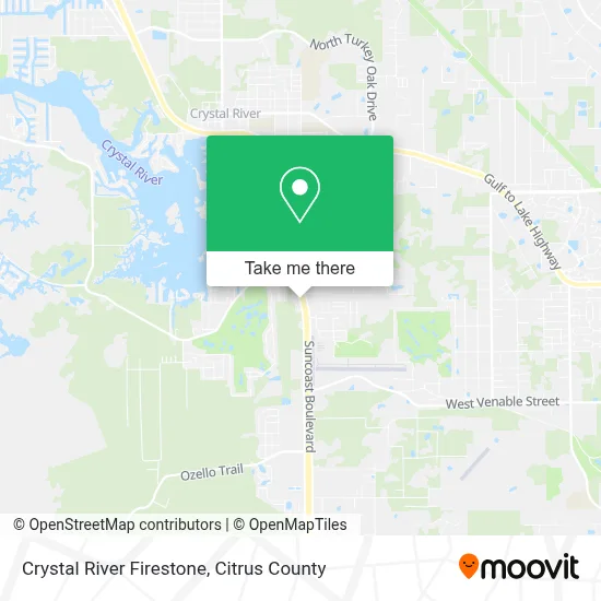 Crystal River Firestone map