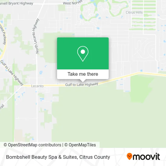 Bombshell Beauty Spa & Suites map