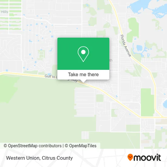 Western Union map