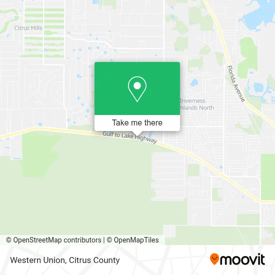 Western Union map