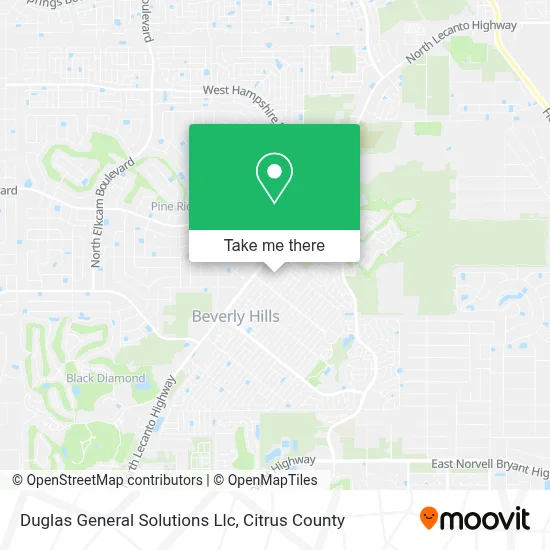 Duglas General Solutions Llc map