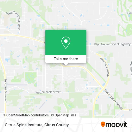 Citrus Spine Institute map