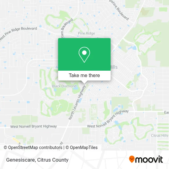 Genesiscare map