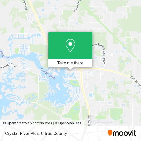 Crystal River Plus map