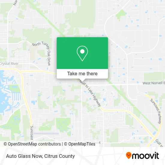 Auto Glass Now map