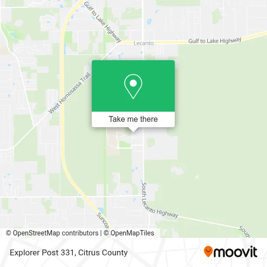 Explorer Post 331 map