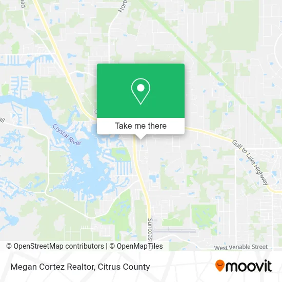 Megan Cortez Realtor map
