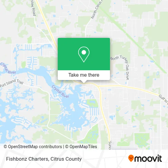 Fishbonz Charters map