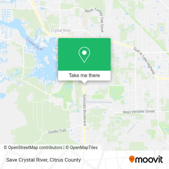 Save Crystal River map