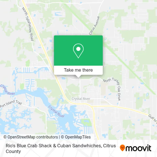 Rio's Blue Crab Shack & Cuban Sandwhiches map