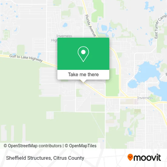 Sheffield Structures map
