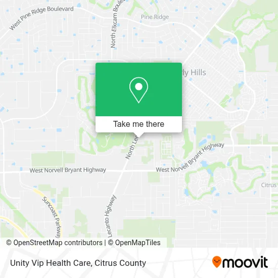Unity Vip Health Care map