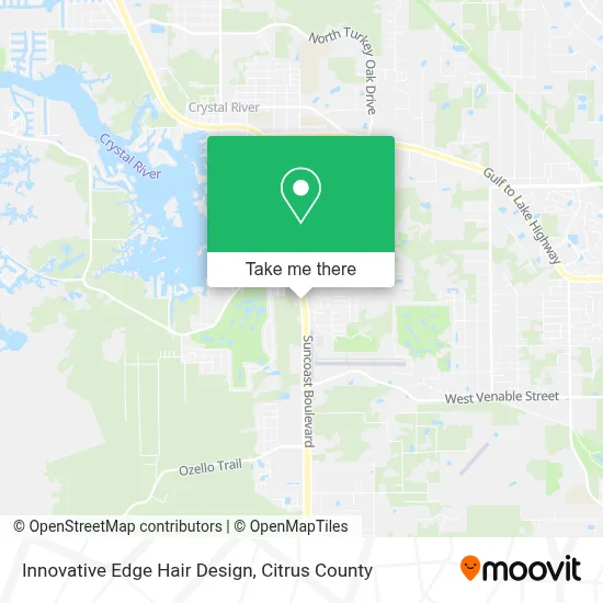 Innovative Edge Hair Design map