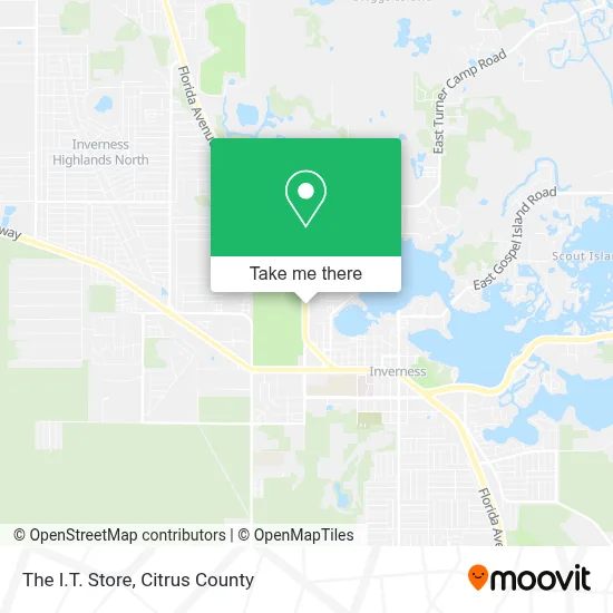 The I.T. Store map