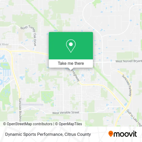 Dynamic Sports Performance map