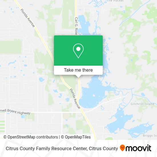 Citrus County Family Resource Center map