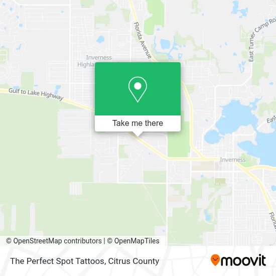 The Perfect Spot Tattoos map