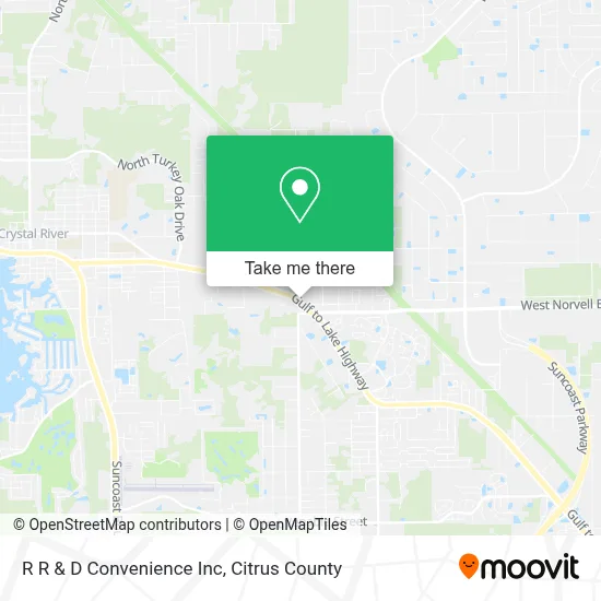 R R & D Convenience Inc map