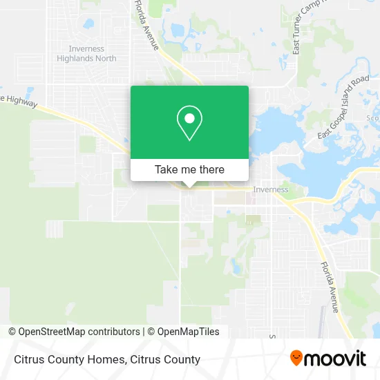 Citrus County Homes map