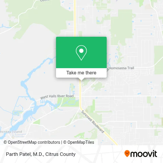 Parth Patel, M.D. map