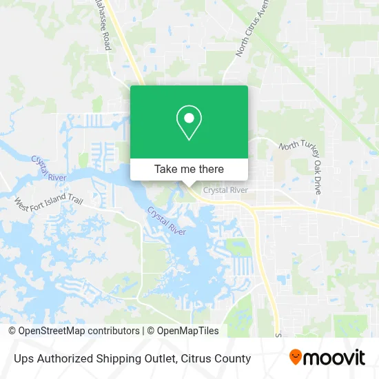Ups Authorized Shipping Outlet map