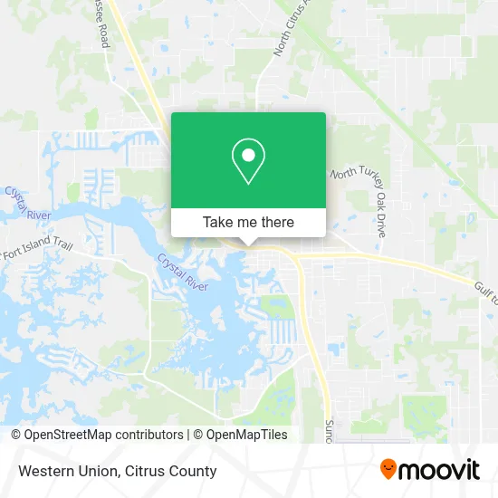 Western Union map