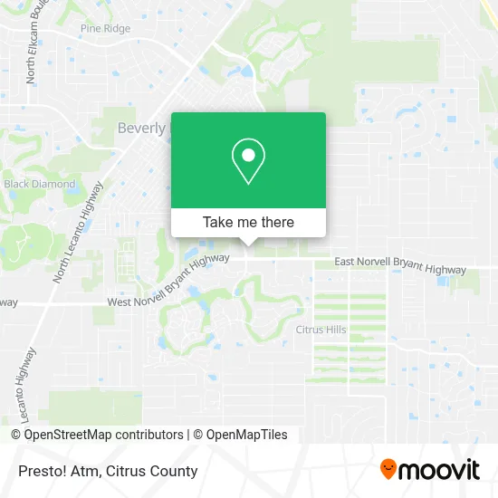 Presto! Atm map