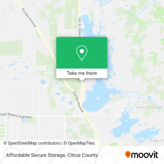 Affordable Secure Storage map
