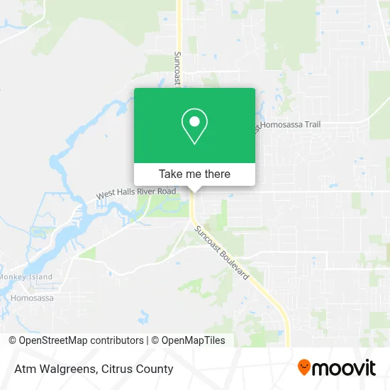 Atm Walgreens map
