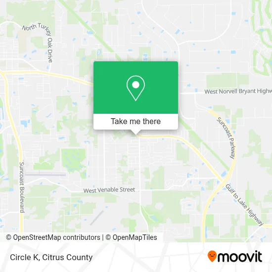 Circle K map