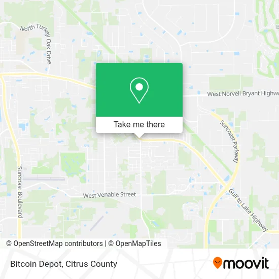 Bitcoin Depot map