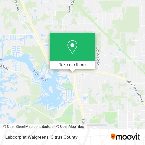 Labcorp at Walgreens map