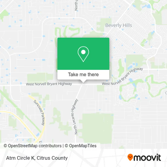 Atm Circle K map