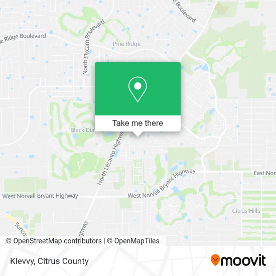 Klevvy map